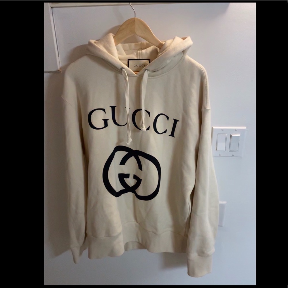 Gucci interlocking g hoodie size L